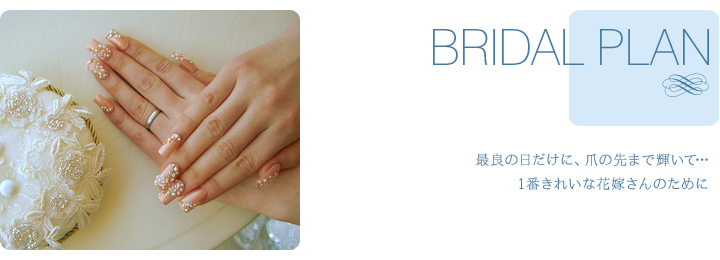 Bridal Plan �ŗǂ̓������ɁA�܂̐�܂ŋP���āc�B
1�Ԃ��ꂢ�ȉԉł���̂��߂ɁB